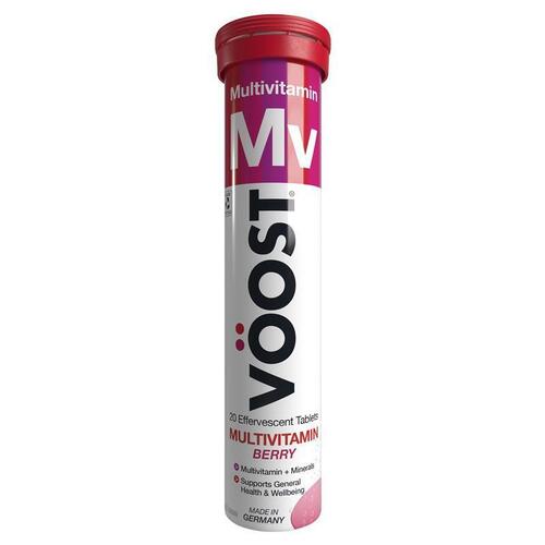 Voost Multivitamin Berry Effervescent Tablets 20 Pack