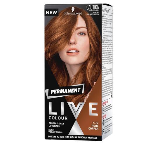 Schwarzkopf Live Colour Permanent 7.77 Pure Copper