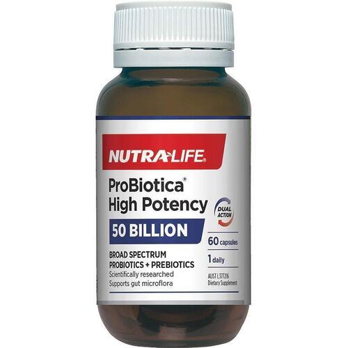 NutraLife Probiotica High Potency 60 Capsules Exclusive Size
