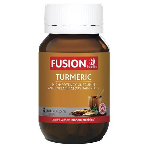 Fusion Turmeric 60 Tablets Online Only