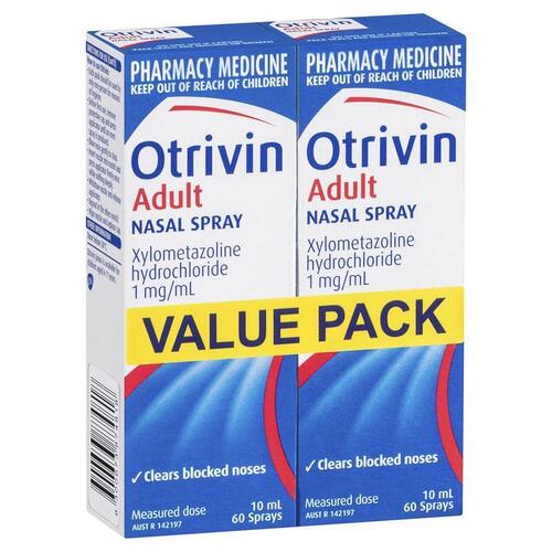 Otrivin Adult Nasal Spray Twin Pack