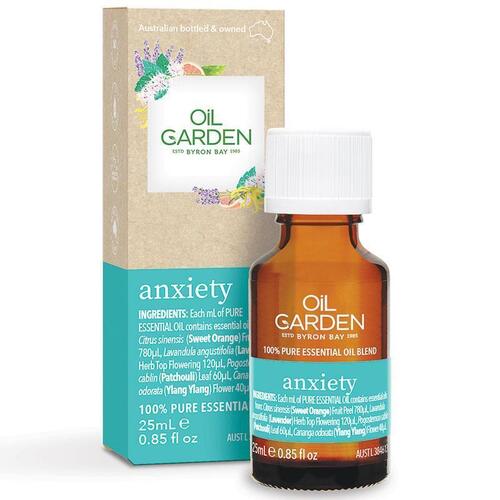 Oil Garden Anxiety Pure Essential Oil Blend 25ml