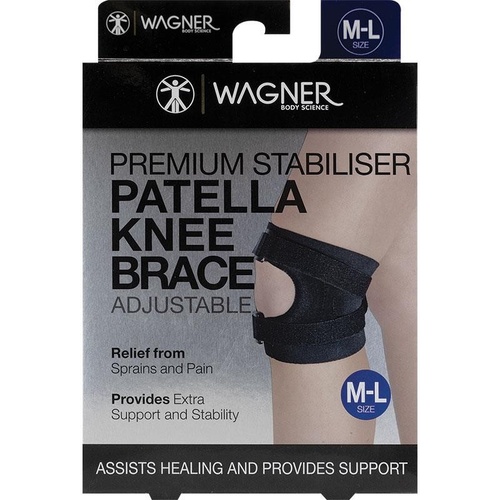 Wagner Body Science Premium Patella Knee Brace Adjustable Medium/Large