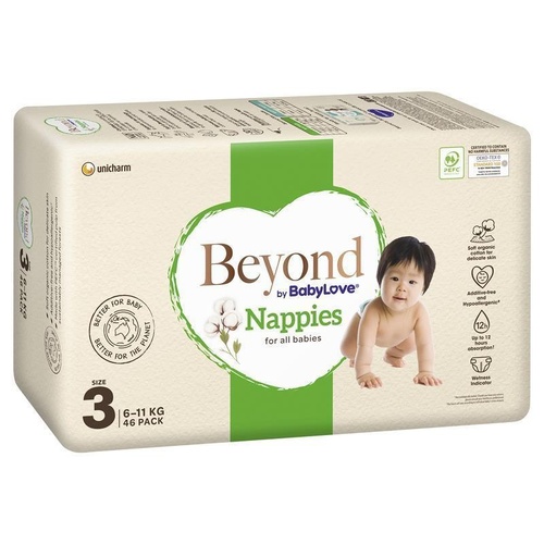 Beyond by BabyLove Nappies Size 3 (6-11kg) 46 Pack