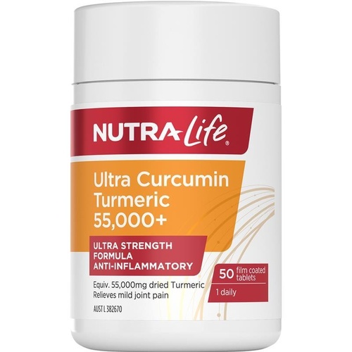 Nutra-Life Ultra Curcumin Turmeric 55000+ 50 Tablets