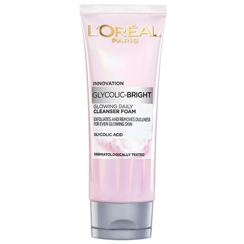 L'Oreal Paris Glycolic Bright Glowing Daily Cleanser Foam W/ Glycolic Acid