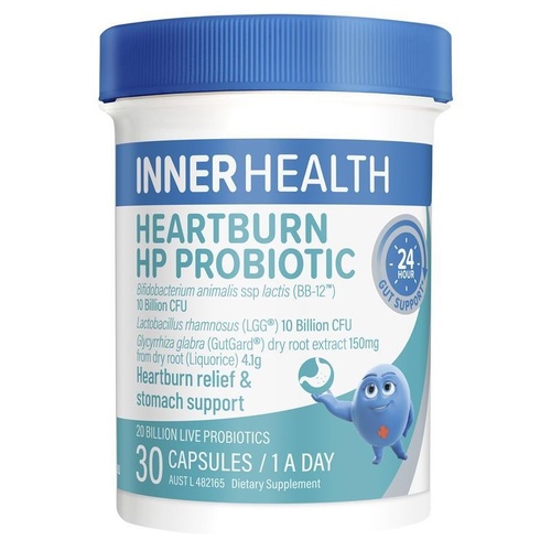 Inner Health Heartburn HP Probiotic 30 Capsules