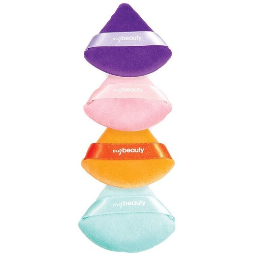 My Beauty Cosmetic Triangle Powder Puff 4 Pack