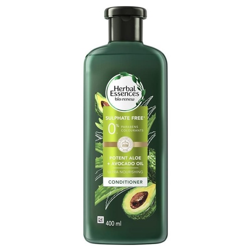 Herbal Essences Bio Renew Potent Aloe & Avocado Oil Conditioner 400ml