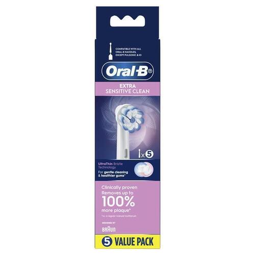 Oral B Power Toothbrush Extra Sensitive Refills 5 Pack