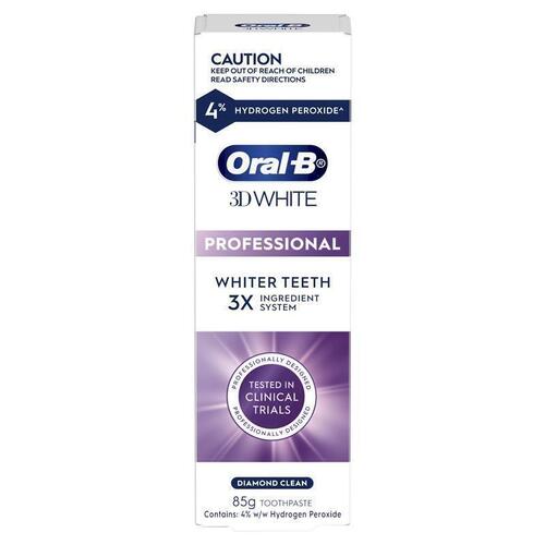 Oral B Toothpaste 3D White Diamond Clean 85g