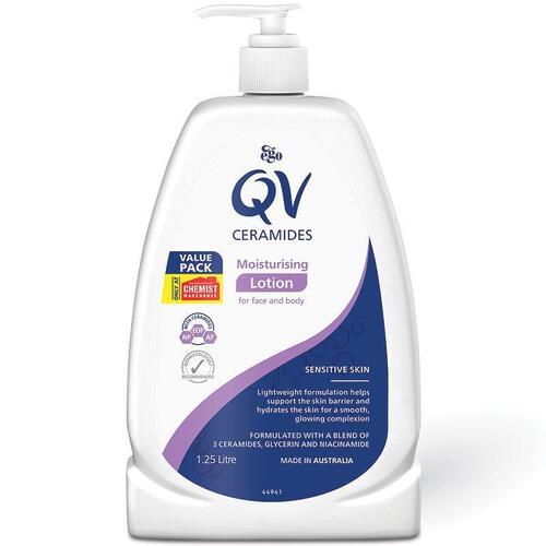 Ego QV Ceramides Moisturising Lotion 1.25L Exclusive Size