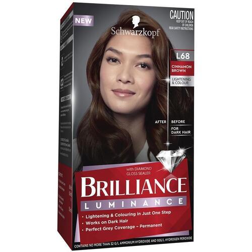 Schwarzkopf Brilliance L68 Cinnamon Brown