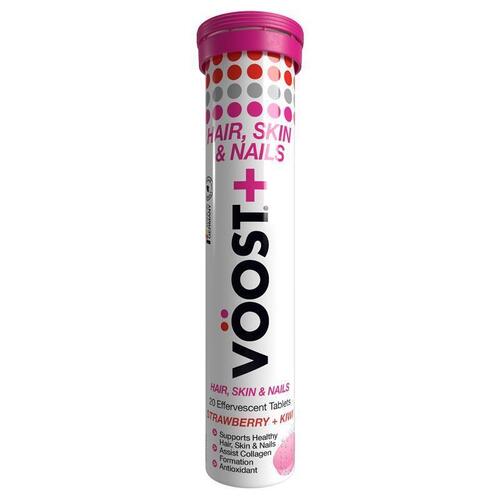 Voost + Hair Skin Nails Effervescent Tablets 20 Pack