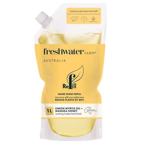 Freshwater Farm Hand Wash Lemon Myrtle + Manuka Honey refill
