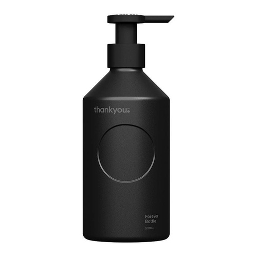 Thankyou Forever Bottle Black Aluminium 500mL