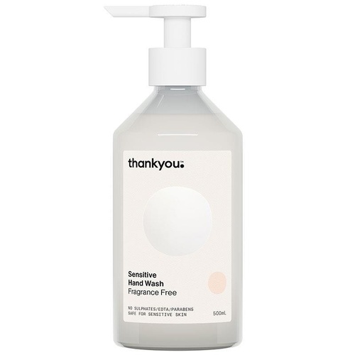 Thankyou Hand Wash Fragrance Free 500ml