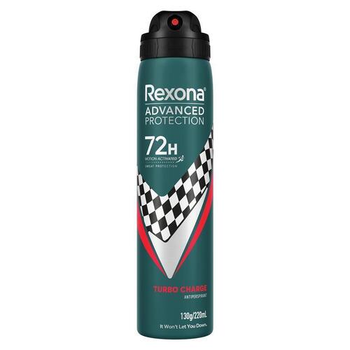 Rexona for Men Antiperspirant Advanced Protection Turbo Charge 220ml