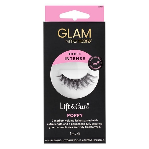 Manicare Glam Lift & Curl Poppy Lashes Intense/Luxe