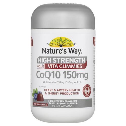 Nature's Way Adult Vita Gummies High Strength CoQ10 30 Gummies