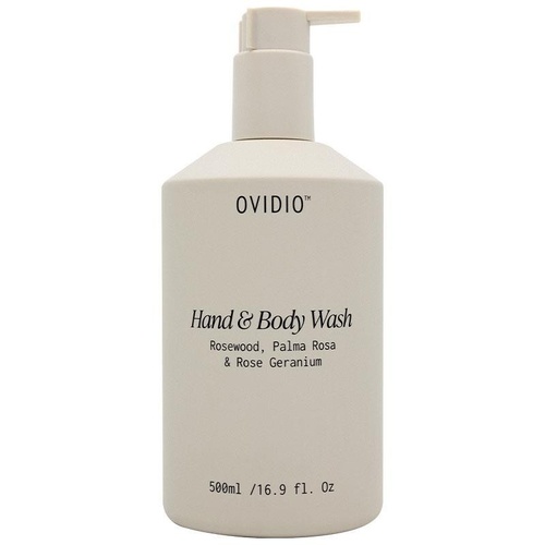 Ovidio Hand & Body Wash Rosewood Palma Rosa & Rose Geranium 500ml
