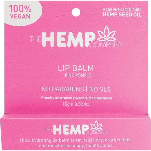 The Hemp Company with Pink Pomelo Lip Balm 15g