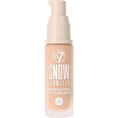 W7 Snow Flawless Miracle Moisture Foundation Early Tan