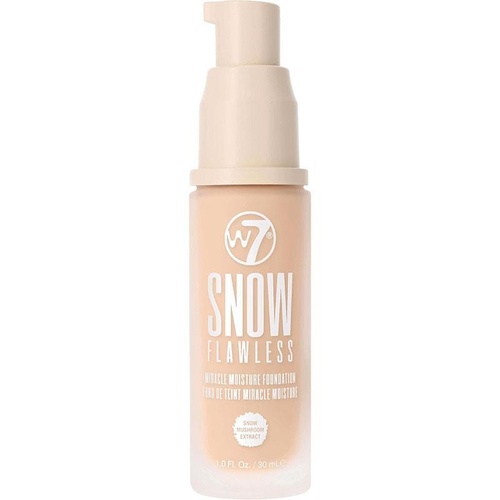 W7 Snow Flawless Miracle Moisture Foundation Natural Beige