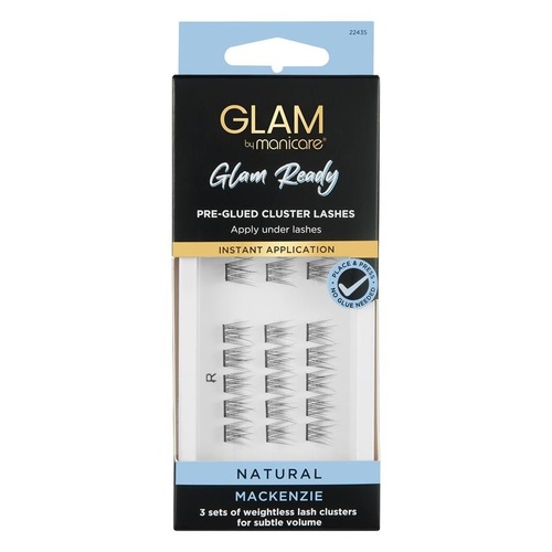 Manicare Glam Ready Pre Glued Natural Lash Cluster Mackenzie