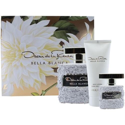 Oscar De La Renta Bella Blanca 3 Piece Holiday Giftset