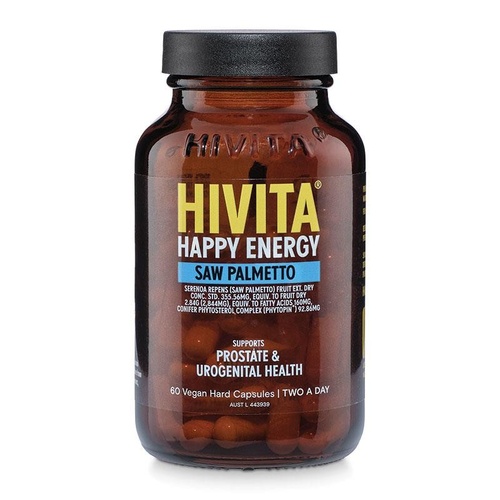 HIVITA Happy Energy Saw Palmetto 60 Capsules