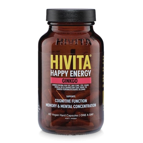 HIVITA Happy Energy Ginkgo 60 capsules