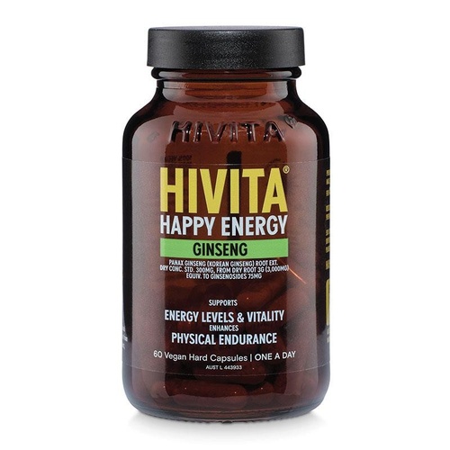 HIVITA Happy Energy Ginseng 60 Capsules