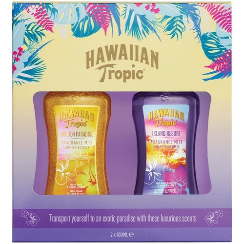 Hawaiian Tropic Golden Paradise Shimmer & Island Resort 100ml 2 Piece Set