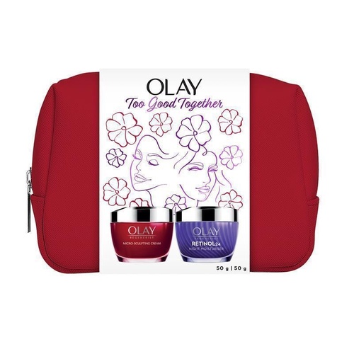 Olay Microsculpt and Retinol Too Good Together Gift Set