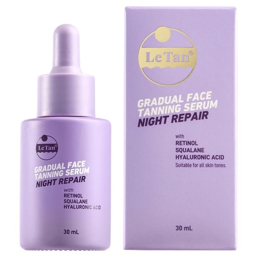 Le Tan Gradual Face Tanning Serum Night Repair 30ml