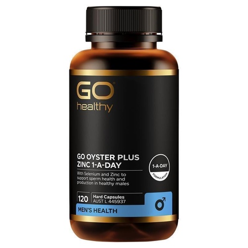 GO Healthy Oyster Plus Zinc 1-A-DAY 120 Capsules