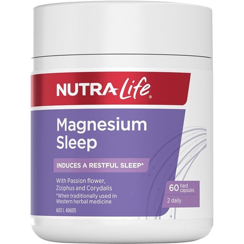 Nutra-Life Magnesium Sleep 60 Capsules NEW