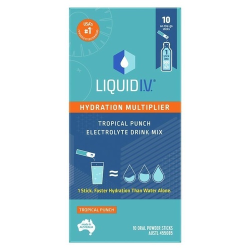 Liquid IV Hydration Tropical Punch 10 Sachets