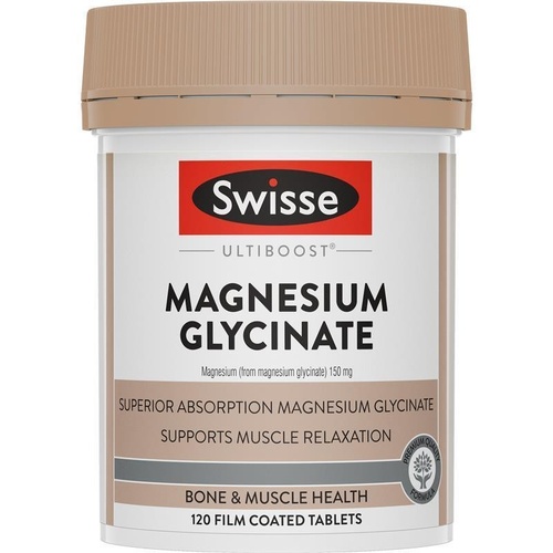 Swisse Ultiboost Magnesium Glycinate 120 Tablets