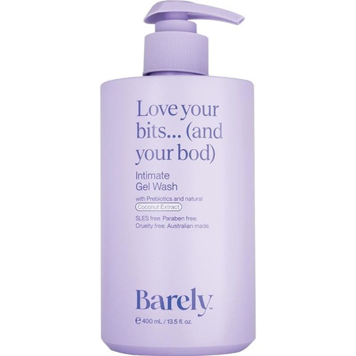 Barely Sensitive Prebiotic Gel Wash with Coconut Extract 400ml