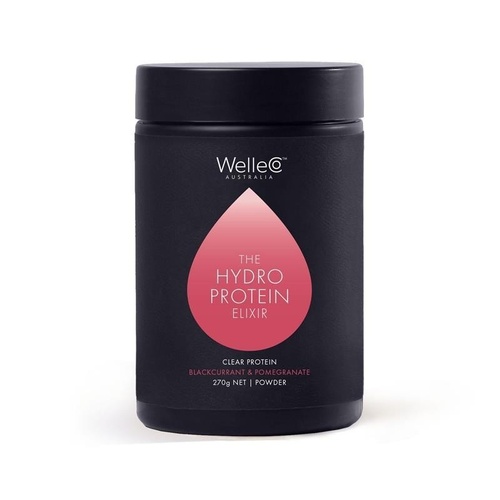 WelleCo The HydroProtein Elixir Pomegranate & Blackcurrant 270g Jar