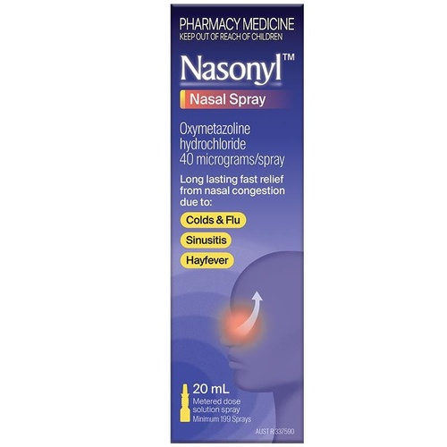 Nasonyl Nasal Decongestant Spray 20ml