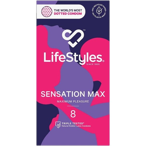 LifeStyles? Sensation Max Condoms 8 Pack