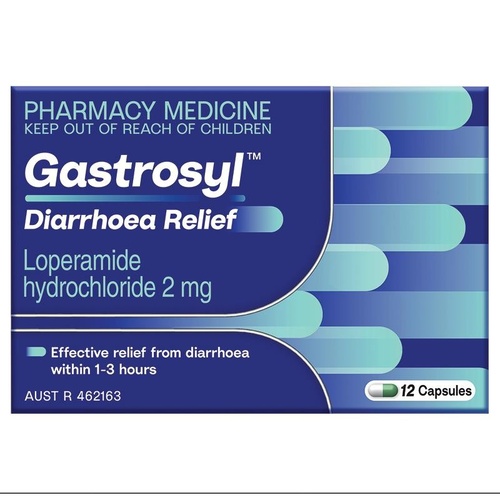 Gastrosyl Loperamide 2mg 12 Capsules