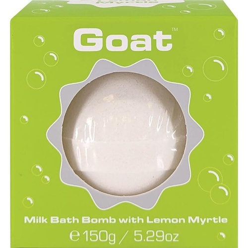 Goat Milk Bath Bomb Lemon Myrtle 150g