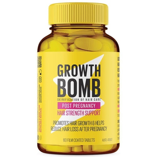 Growth Bomb Post Pregnancy Vitamin Hair Strength Support 60 Tablets