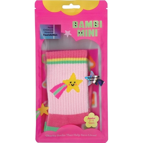 Bambi Mini Co. x Charity Socks Shooting Star (Junior 2-4yrs) 2025