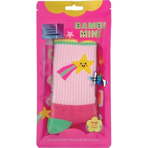 Bambi Mini Co. x Charity Socks Shooting Star (Youth 5-8yrs) 2025