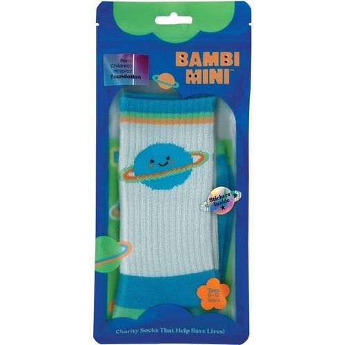 Bambi Mini Co. x Charity Socks Happy Dreams Planet (Teen 9-12yrs) 2025